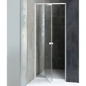 Hak Aqualine AMICO draaideur voor douchecabine, 1040-1220x1850 mm, helder glas