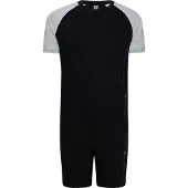 Cr7 - Cristiano Ronaldo Pyjama kort grijs gemêleerd / zwart