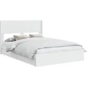 vidaXL Bedframe met opbergruimte en hoofdbord Wit 160 x 200 cm