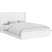 vidaXL Bedframe met opbergruimte en hoofdbord Wit 160 x 200 cm