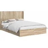 vidaXL Bedframe met opbergruimte en hoofdbord 2 st Bewerkt hout