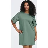 ONLY Carmakoma Cargloria Korte Jurk Dames Grijs L-50/52