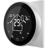 Quality Heating - Elektrische vloerverwarming thermostaat - PRF-80 - Wifi Google Home Amazon Alexa Compatible - Universeel - Programmeerbaar -