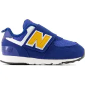 New Balance Kids Sneakers 574 Klittenband blauw (23.5), Plat, Casual, kinderkleding NW574V2