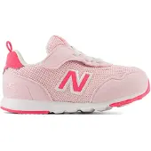 New Balance Kids Roze sneakers 515 met klittenband (19), Plat, Casual, kinderkleding NW515V1
