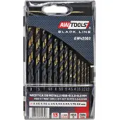 AWTOOLS AW42002 - Boormachine Accessoire - HSS M2 Metaalboren Set - 13 stuks