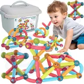 Woopie Magnetische Educatieve Bouwstenen 76 St.