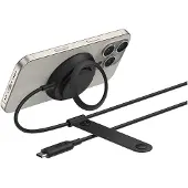 Belkin UltraCharge Magnetisch Draadloze oplader met Qi2 25W USB-C-kabel 2 m met vaste aansluiting 36W USB-C-voeding Zwart WIA014KQBK