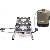 Ridgemonkey Quad Connect Pro Full Kit Stove Zilver