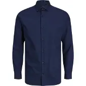 Jack & Jones Zakelijk overhemd 'JPRBLAParker' navy