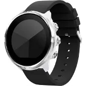 IMoshion Siliconen bandje - Universeel 24 mm aansluiting - Zwart