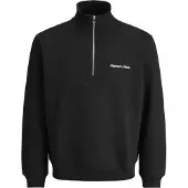 Jack & Jones Sweatshirt 'JORNorrebro' zwart / wit