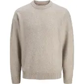 Jack & Jones Trui 'JJESoho Ollie' beige gemêleerd