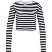 JJXX Shirt 'JXFELINE' zwart / wit