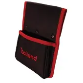 Toolland Tanghouder voor riem, nylon, zwart/rood