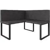 Vicco Ravon Eetkamerhoekbank – 120 x 120 cm Antraciet