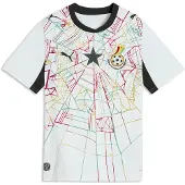 Puma Functioneel shirt 'Ghana 2026' mosterd / vuurrood / zwart / wit