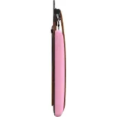 vidaXL Hangend hoofdbord Met LED-verlichting Roze Antiek PU