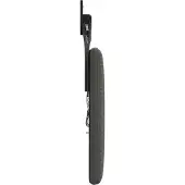 vidaXL Hangend hoofdbord Donkergrijs Corduroy stof