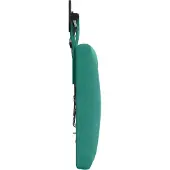 vidaXL Hangend hoofdbord Turquoise Fluweel