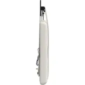 vidaXL Hangend hoofdbord Met LED-verlichting Wit Kunstleer