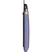 vidaXL Hangend hoofdbord Met LED-verlichting Jeans Blauw Antiek PU