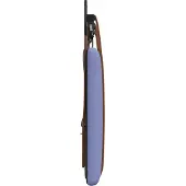 vidaXL Hangend hoofdbord Met LED-verlichting Jeans Blauw Antiek PU