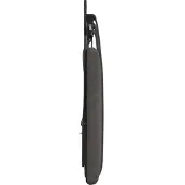 vidaXL Hangend hoofdbord Zwart Antiek PU