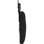 vidaXL Hangend hoofdbord Met LED-verlichting Zwart Stof
