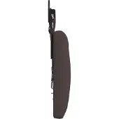 vidaXL Hangend hoofdbord Met LED-verlichting Donkerbruin Stof