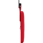 vidaXL Hangend hoofdbord Met LED-verlichting Rood Kunstleer