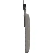 vidaXL Hangend hoofdbord Taupe Stof