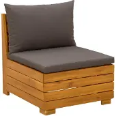 vidaXL 5 st Buiten bank set Massief Acacia Hout Bruin