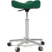 Varier Move with wheels - Groen/Chroom