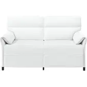 vidaXL Bank 100% polyester metalen frame MDF, Multiplex