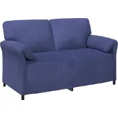 vidaXL 2-Zits Sofa Politieblauw 158 x 83 x 95 cm Fluweel