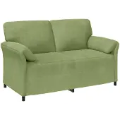 vidaXL 2-Zits Sofa Lichtgroen 158 x 83 x 95 cm Fluweel