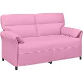 vidaXL Bank 100% polyester metalen frame MDF, Multiplex