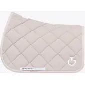 Cavalleria Toscana Diamond Quilted Jersey Zadeldek Full Light Beige
