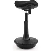 Hjh OFFICE Sta-kruk / sta-hulp Balance Sit Ergo stof zwart