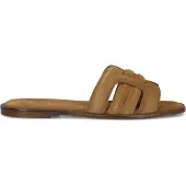 Notre-V Dames Slippers Nv-1003 - Camel - Maat 37