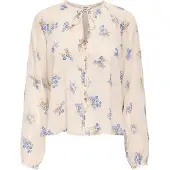 ONLY Blouse 'ONLFUSINA' crème / lichtblauw / lichtgeel