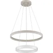 Globo Moderne hanglamp Marlenne zand bruin Ø 50cm