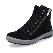Legero Veterlaarsjes 'Schnürstiefel Damen 2-000269-0000 Echtleder in schwarz' zwart