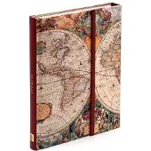 Peter Pauper Press Magnetic notitieboek - Old World - 16x21 cm