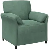 vidaXL 1-Zits Bank Zeegroen 88 x 83 x 95 cm Fluweel