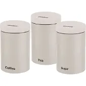 Klausberg 7452 - Voorraadbussen - Set van 3 - Beige