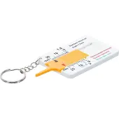 Bgs Profieldieptemeter - met sleutelhanger - 0 - 20 mm