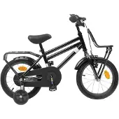 vidaXL Kinderfiets 12 Inch voor 2-4 jaar oud Zwart