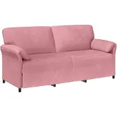vidaXL 3-Zits Sofa Roze 198 x 83 x 95 cm Fluweel